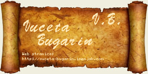 Vuceta Bugarin vizit kartica